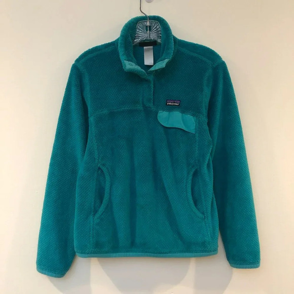 Patagonia Synchilla Fuzzy Snap Button Pullover XS - Picture 1 of 10